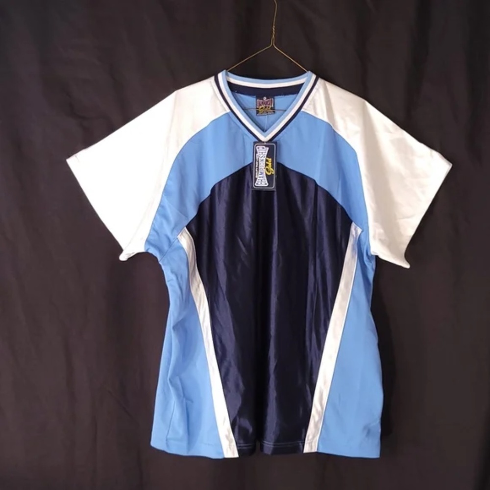 { ❤️ $5 } Paneled Color Blue Black And White Jersey